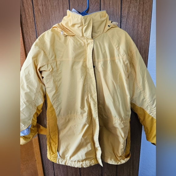 Columbia Jackets & Blazers - COLUMBIA Women Size L Yellow Interchange Coat Jacket